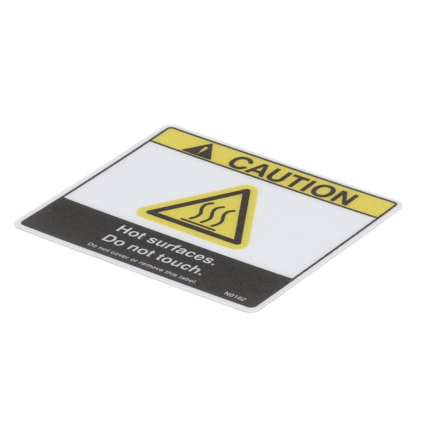 (image for) BKI (Barbeque King) N0162 DECAL, CAUTION HOT SURFACES